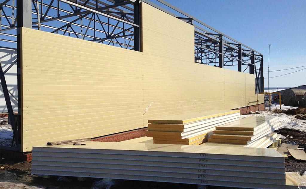 Процесс поставки стеновых сэндвич-панелей